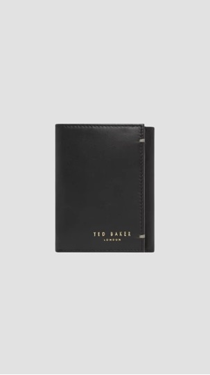 Εικόνα της 283945-black TED BAKER JOHHNN Trifold Leather Wallet