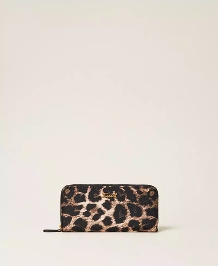 Εικόνα της 262TL8010-02114 TWINSET WALLET  LEOPAR