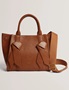 Εικόνα της 285546-TAN TED BAKER SANIEE Knot Bow Medium Tote Bag