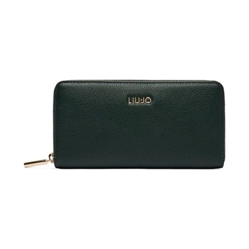 Εικόνα της LIU JO WALLET ZIP AROUND GREEN