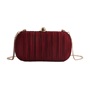Εικόνα της TED BAKER PLISSE Pleated Satin Hard Clutch