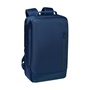 Εικόνα της Σακίδιο laptop 15" jacquard με λεπτομέρειες PU, 15L – Μπλε – Εταιρικό δώρο