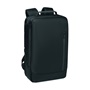 Εικόνα της Σακίδιο laptop 15" jacquard με λεπτομέρειες PU, 15L – Μαύρο