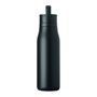 Εικόνα της Θερμός μπουκάλι 500ml από ανακυκλωμένο ανοξείδωτο ατσάλι – Μαύρο – Εταιρικό δώρο