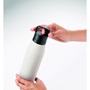Εικόνα της Θερμός μπουκάλι 500ml από ανακυκλωμένο ανοξείδωτο ατσάλι – Λευκό – Εταιρικό δώρο