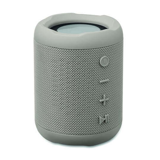 Εικόνα της Ασύρματο ηχείο Bluetooth 5.0 5W με ύφασμα RPET – Γκρι – Εταιρικό δώρο
