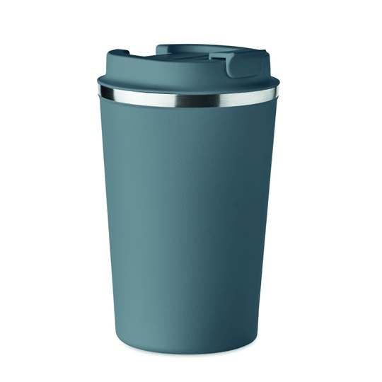 Εικόνα της Ποτήρι θερμός 350ml ανοξείδωτο με καπάκι – Πετρόλ – Εταιρικό δώρο