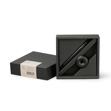 Εικόνα της HMM Gift Pack Metal Writing Set – Σετ στυλό & πρες-παπιέ αλουμινίου, μαύρο – Εταιρικό δώρο