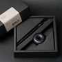 Εικόνα της HMM Gift Pack Metal Writing Set – Σετ στυλό & πρες-παπιέ αλουμινίου, μαύρο
