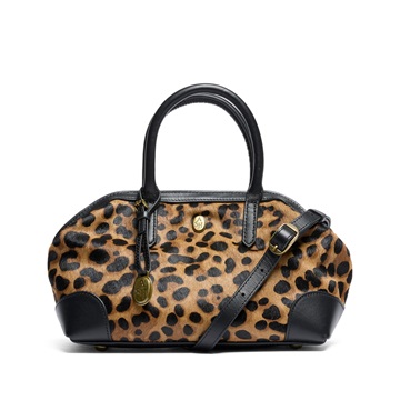 Εικόνα της ASH Josephine δερμάτινη τσάντα χειρός λεοπάρ