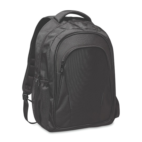 Εικόνα της Σακίδιο laptop 15" Macau πολυεστέρα 1680D – Μαύρο