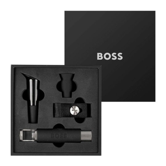 Εικόνα της Hugo Boss Σετ κρασιού Iconic Μαύρο – Εταιρικό δώρο
