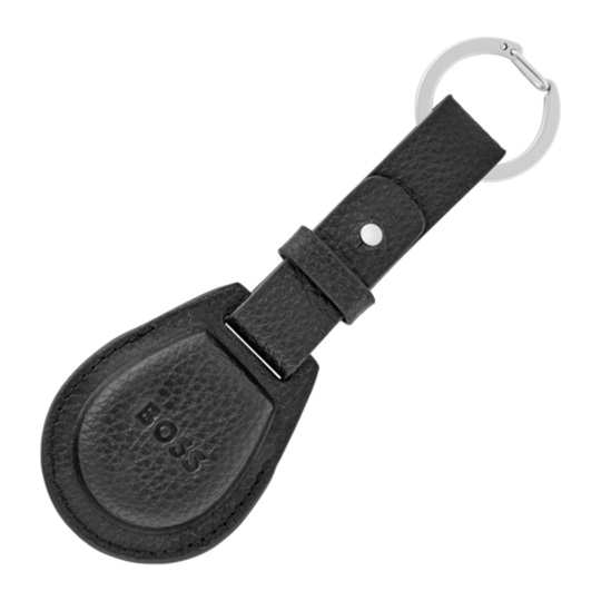 Εικόνα της Hugo Boss Μπρελόκ AirTag Classic Grained Μαύρο – Εταιρικό δώρο
